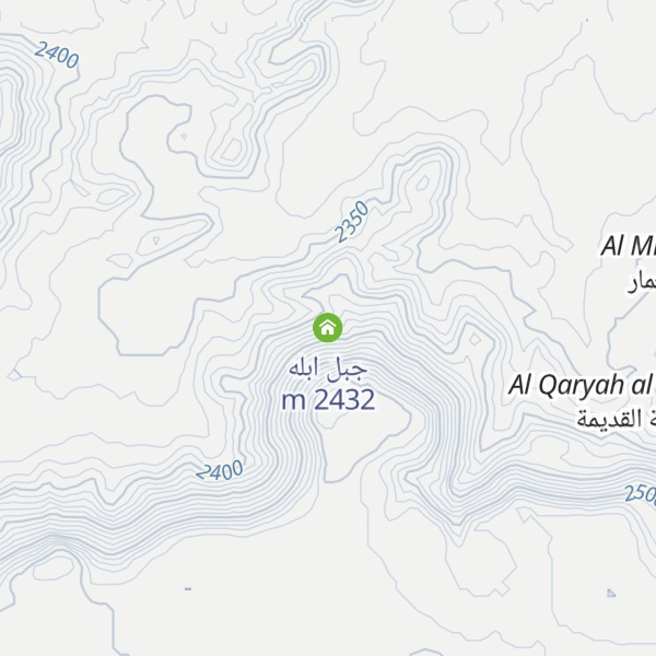 Map of جبل ابله