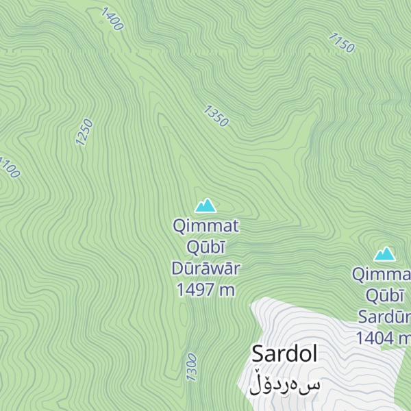 Map of Qimmat Qūbī Dūrāwār