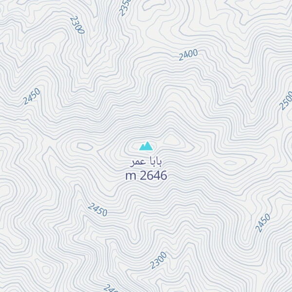 Map of بابا عمر
