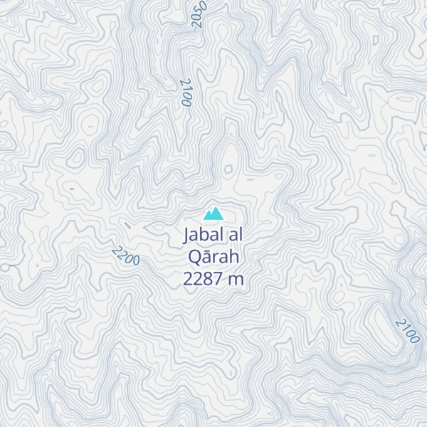 Map of Jabal al Qārah