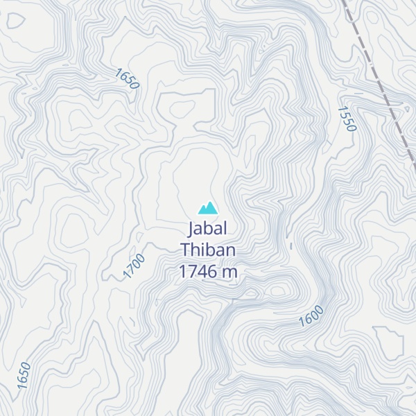 Map of Jabal Thiban