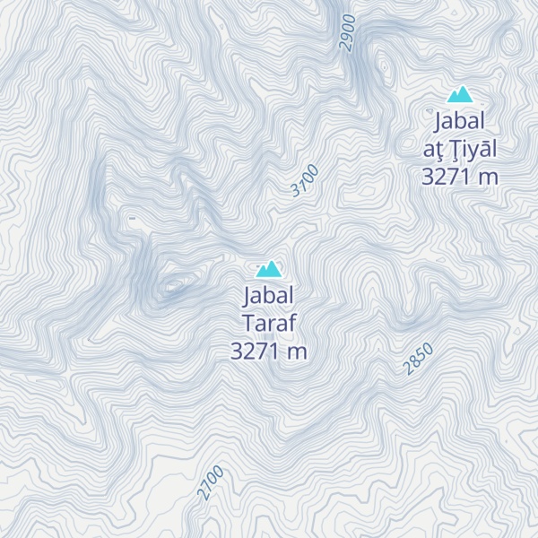 Map of Jabal Taraf