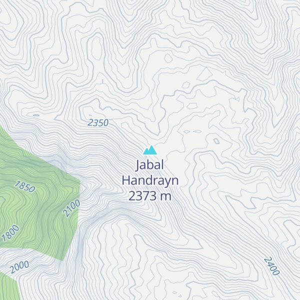 Map of Jabal Handrayn