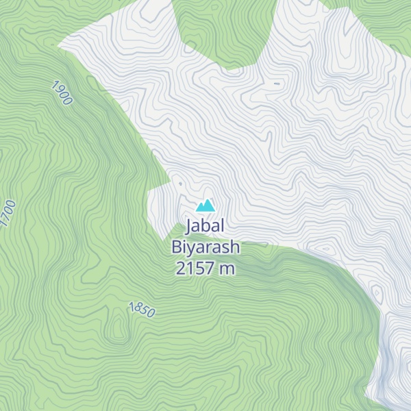 Map of Jabal Biyarash