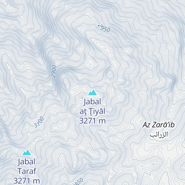 Map of Jabal aţ Ţiyāl