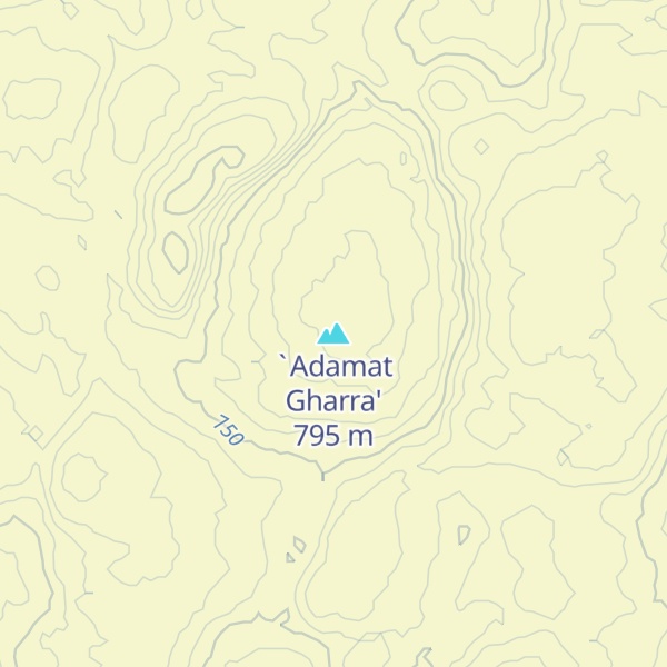 Map of `Adamat Gharra'