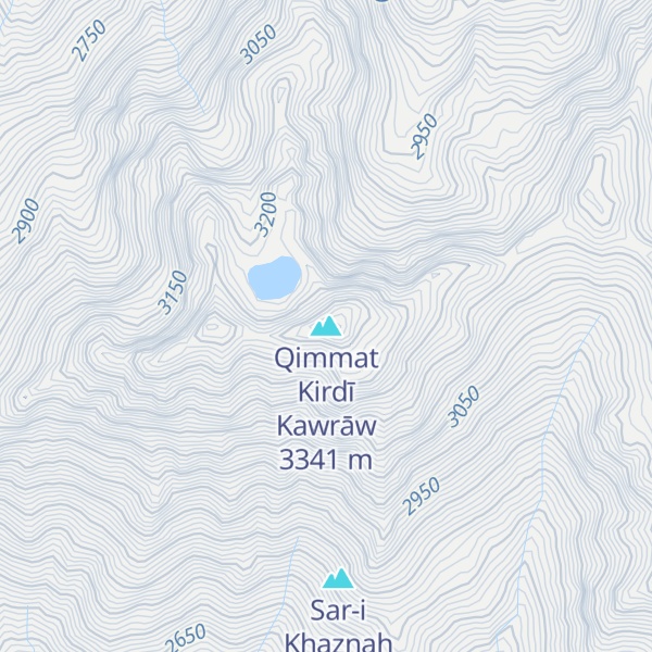 Map of Qimmat Kirdī Kawrāw