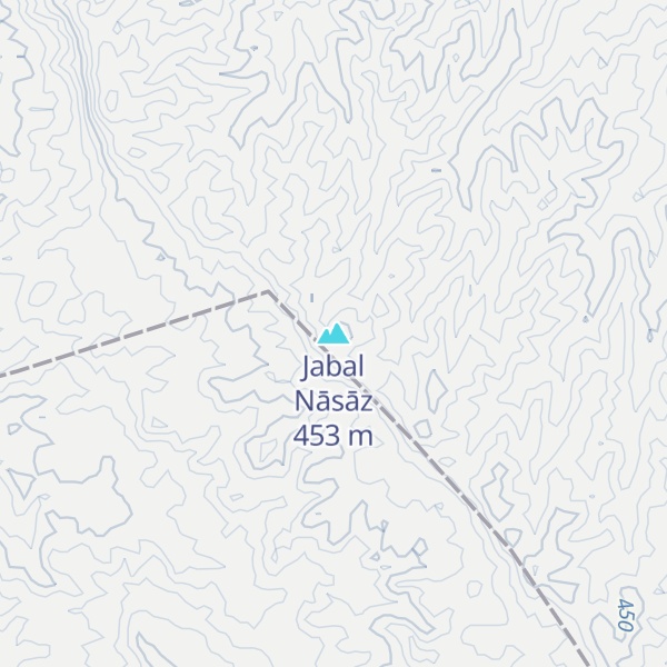 Map of Jabal Nāsāz