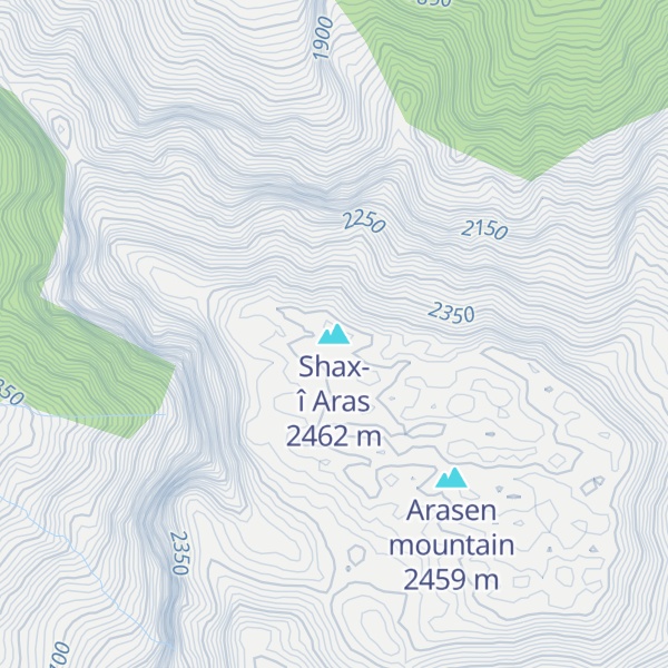 Map of Shax-î Aras