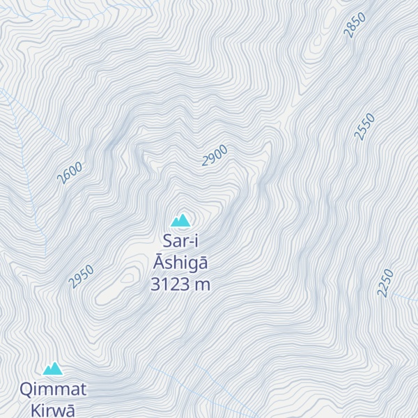 Map of Jabal Jīyā Khaznah
