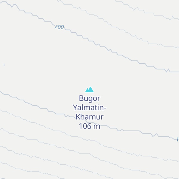 Map of Bugor Yalmatin-Khamur