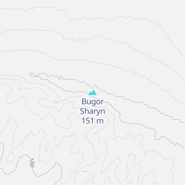 Map of Bugor Sharyn