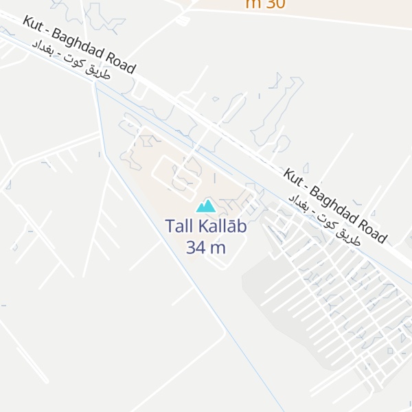 Map of Tall Kallāb