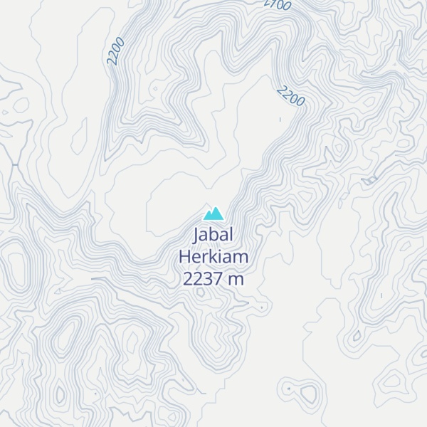 Map of Jabal Herkiam