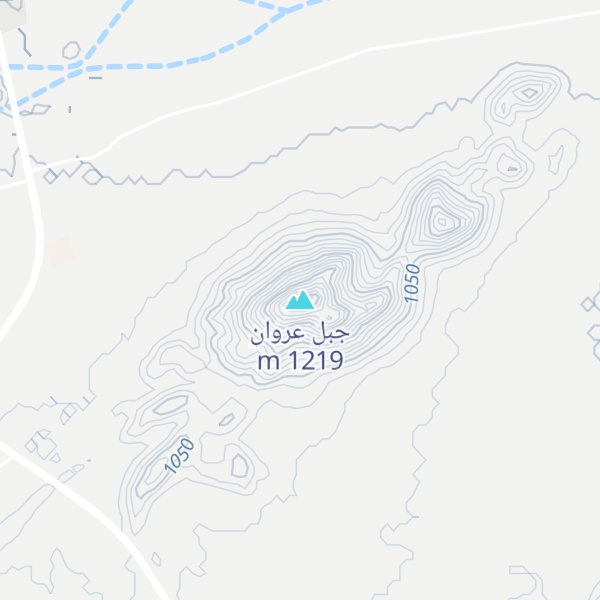 Map of جبل عروان