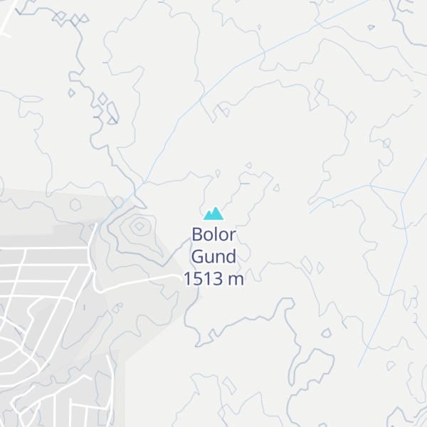 Map of Bolor Gund