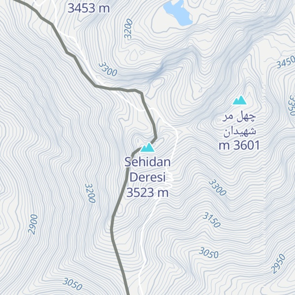 Map of Sehidan Deresi