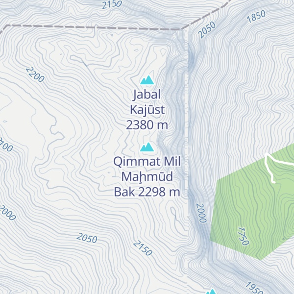 Map of Qimmat Mil Maḩmūd Bak