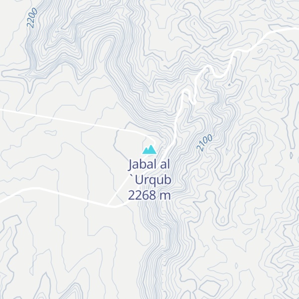 Map of Jabal al `Urqub