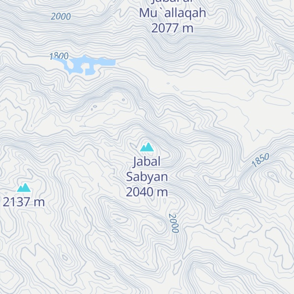 Map of Jabal Sabyan