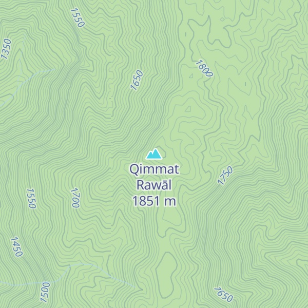 Map of Qimmat Rawāl