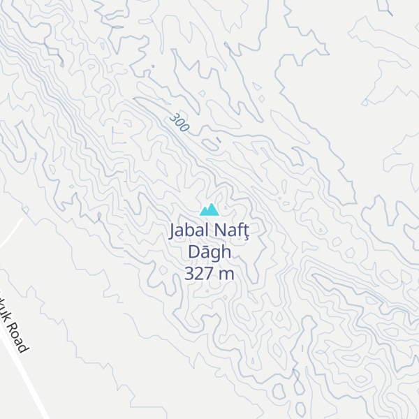 Map of Jabal Nafţ Dāgh