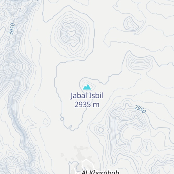 Map of Jabal Isbil
