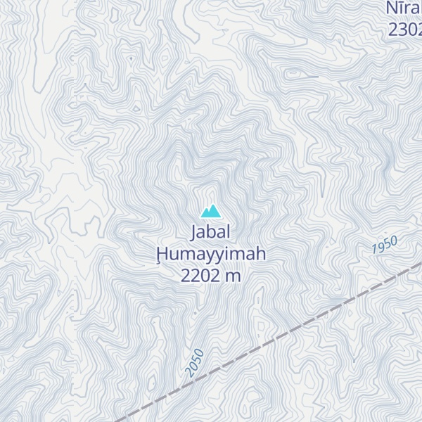 Map of Jabal Ḩumayyimah