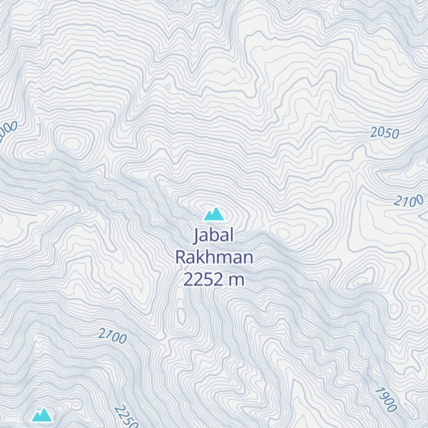 Map of Jabal Rakhman