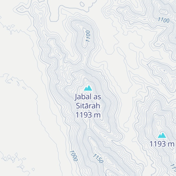 Map of Jabal as Sitārah