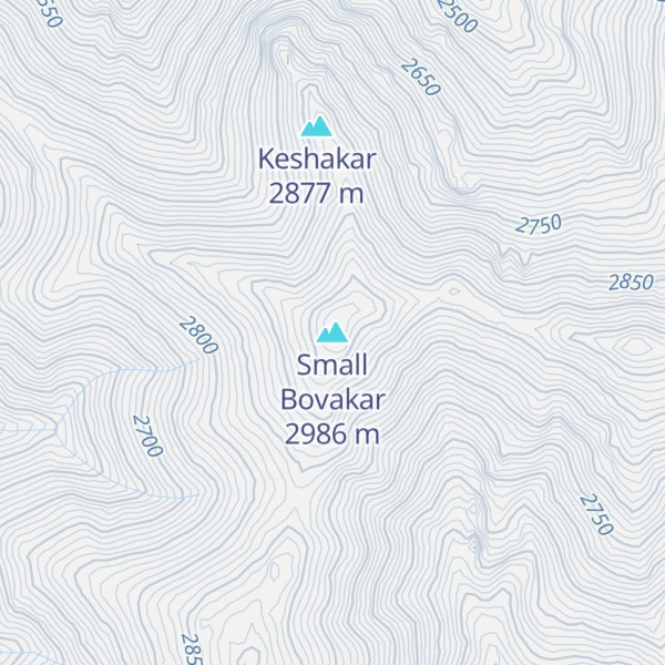 Map of Small Bovakar