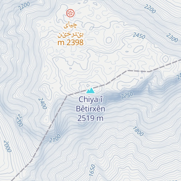 Map of Chiya-î Bêtirxên