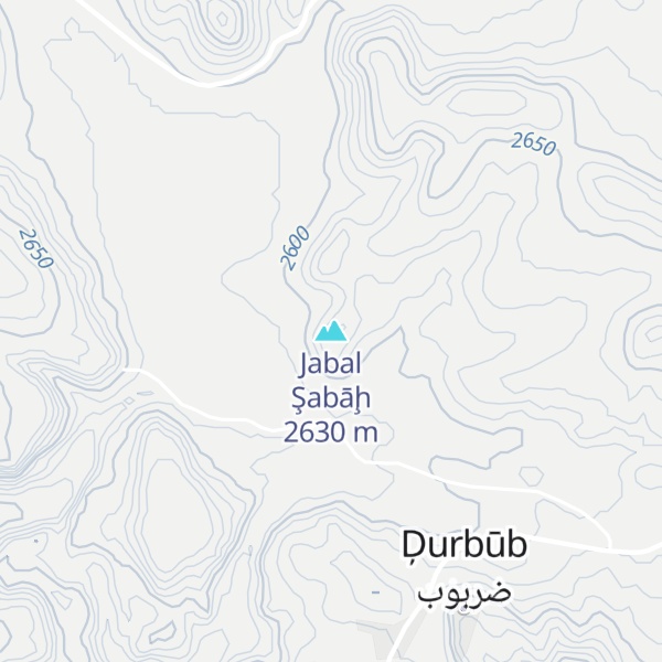 Map of Jabal Şabāḩ