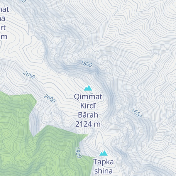 Map of Qimmat Kirdī Bārah