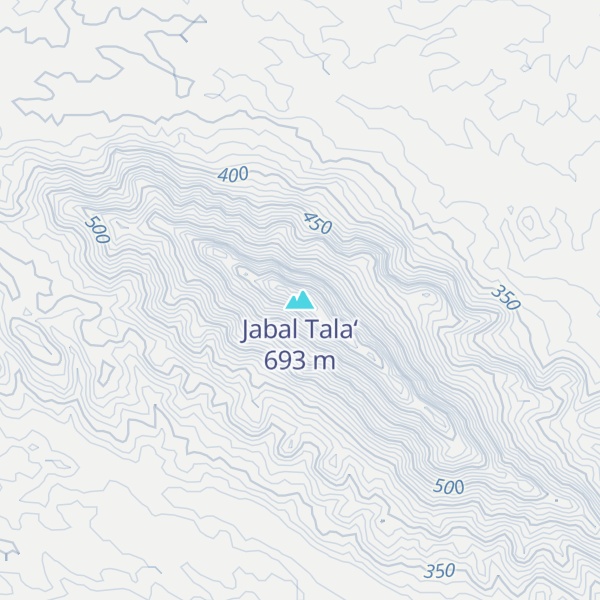 Map of Jabal Tala‘