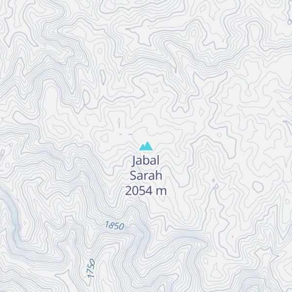 Map of Jabal Sarah