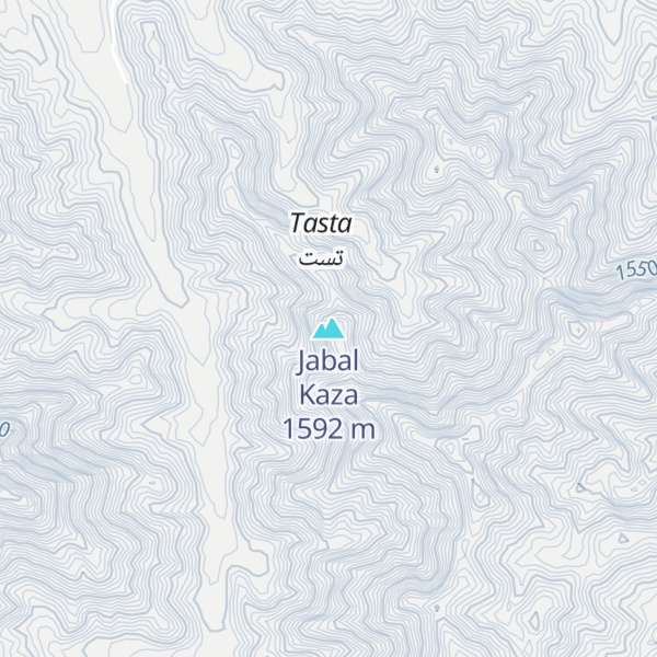 Map of Jabal Kaza