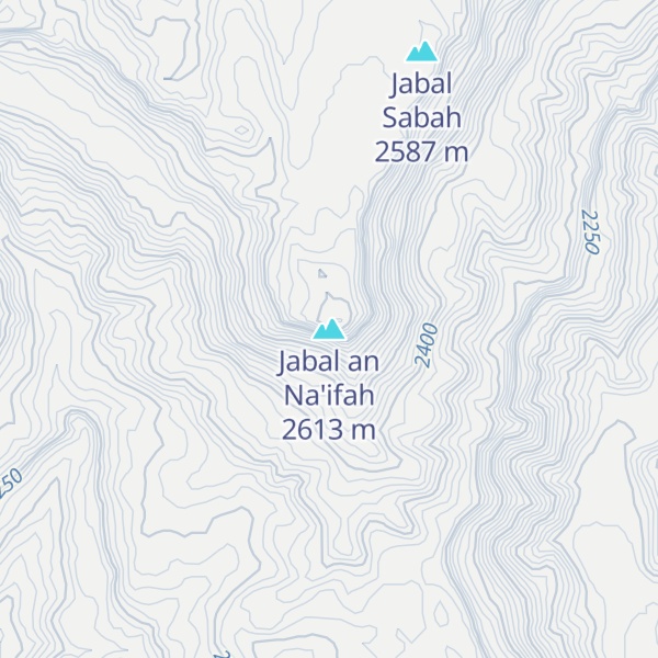 Map of Jabal an Na'ifah