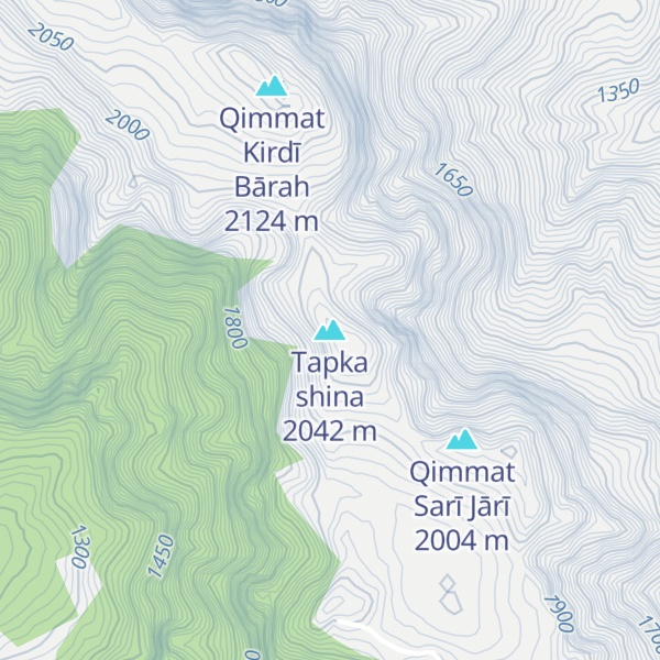 Map of Tapka shina