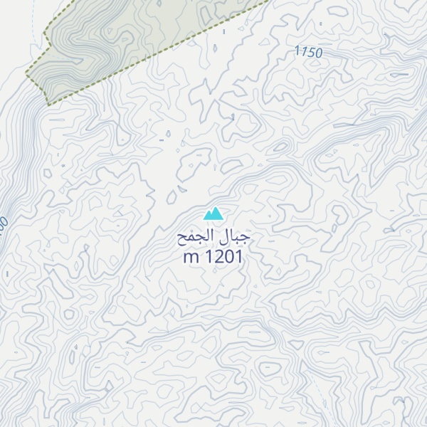 Map of جبال الجمح