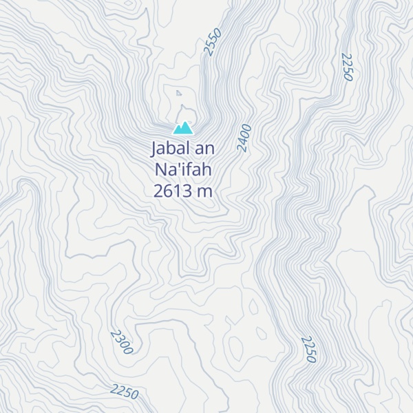 Map of Jabal Jabr