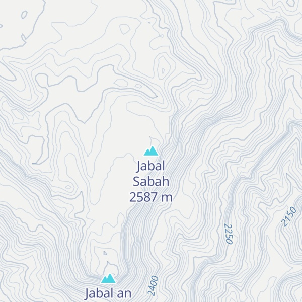 Map of Jabal Sabah