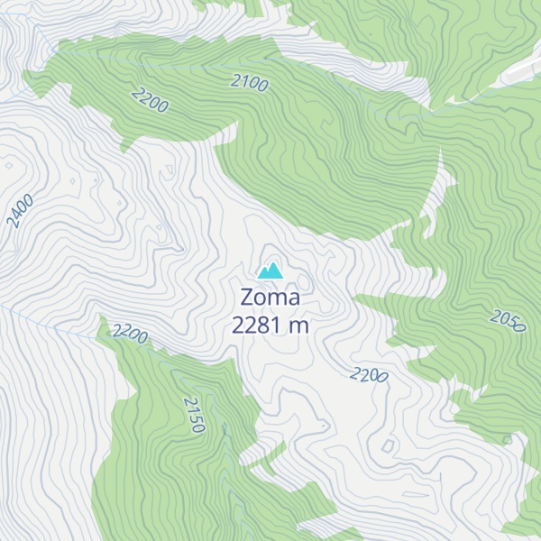 Map of Zoma