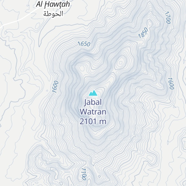 Map of Jabal Watran