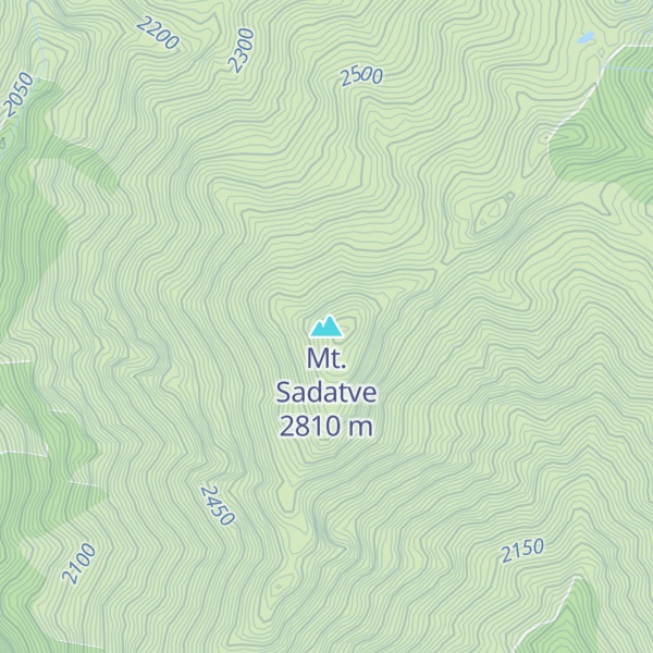 Map of Mt. Sadatve