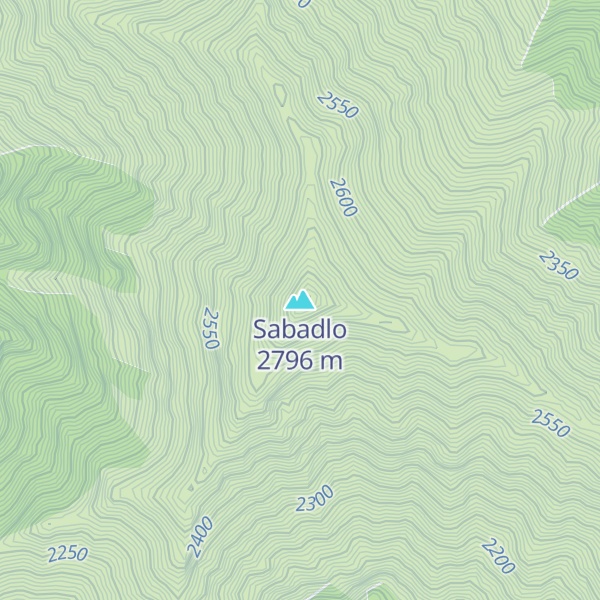 Map of Sabadlo