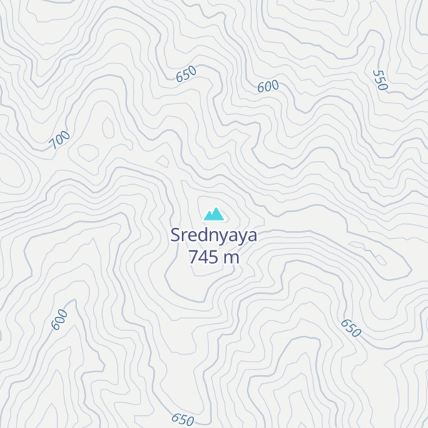 Map of Srednyaya