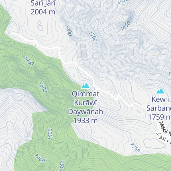 Map of Qimmat Kurāwī Daywānah