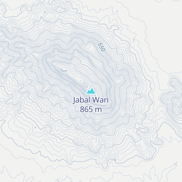 Map of Jabal Wari
