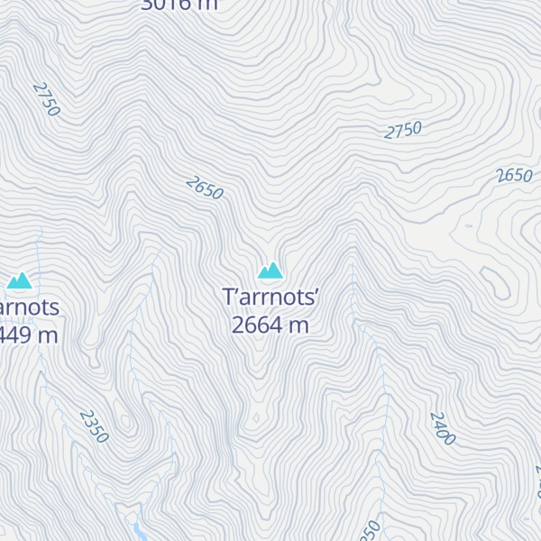 Map of T’arrnots’